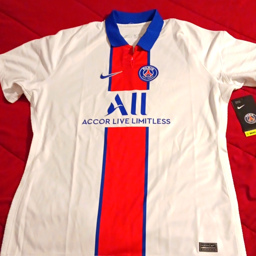 Womans XL Nike PSG Soccer Jersey
